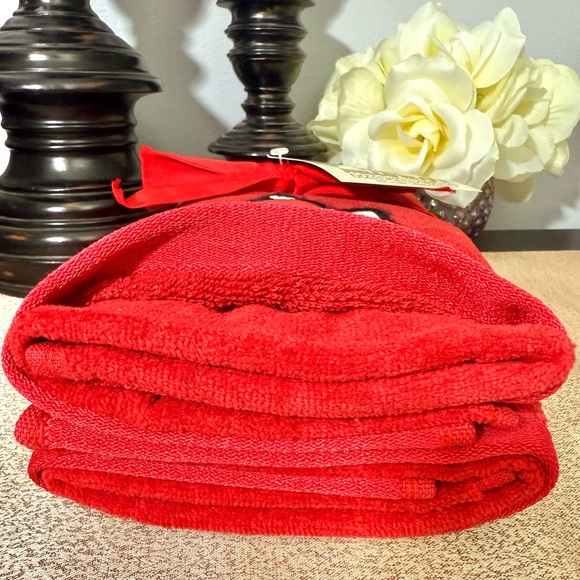 NWT Set of 2 Metallic SANTA HELLO KITTY Hand Towels - Picture 8 of 9